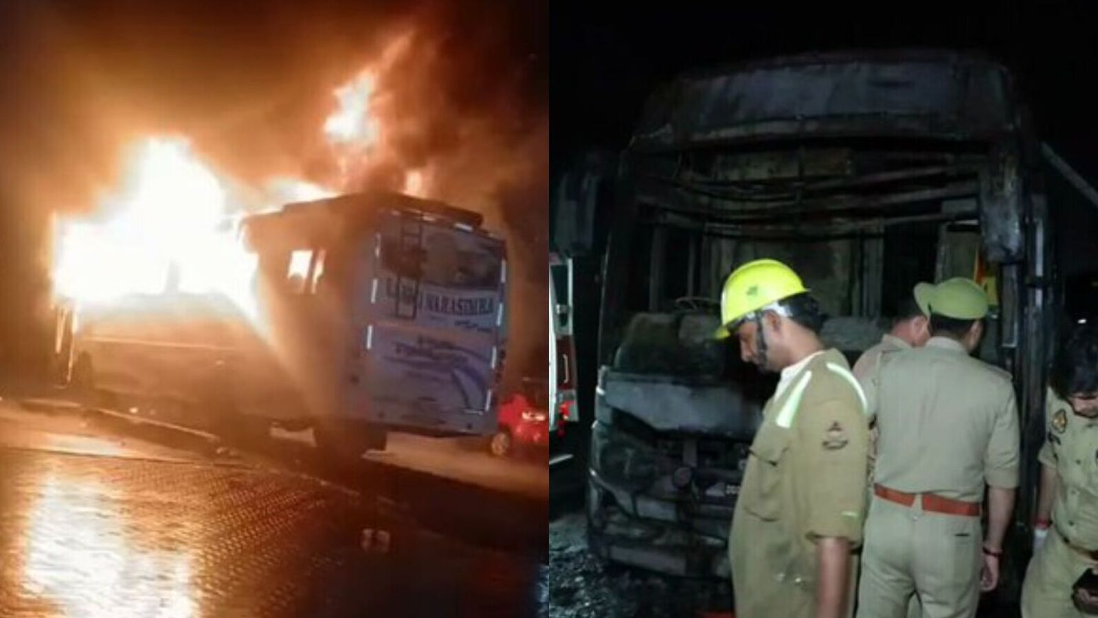 9 dead as AC bus catches fire on Yamuna Expressway in Greater Noida — Mint India